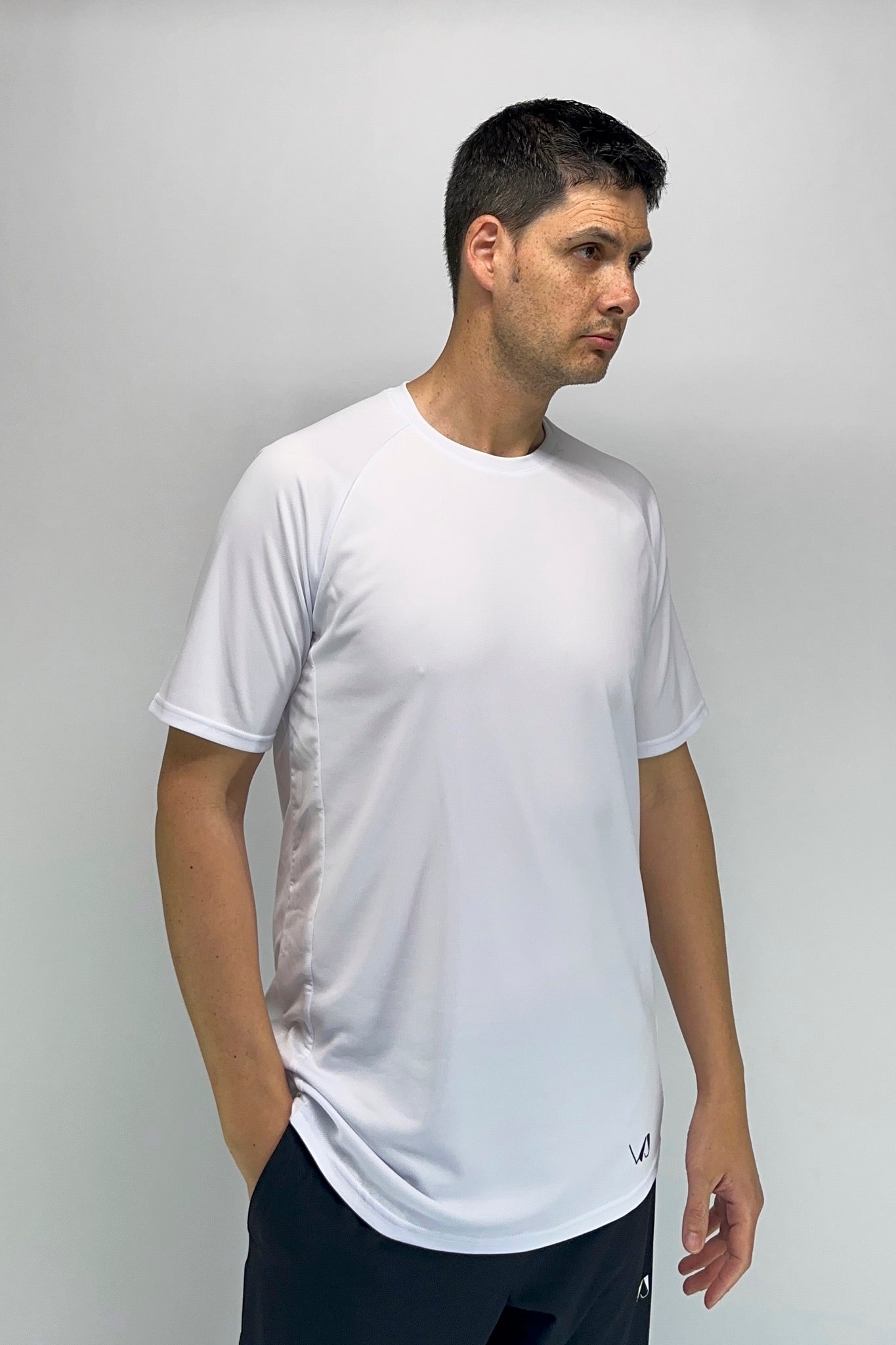 Classic White Sport T-Shirt / Regular Fit